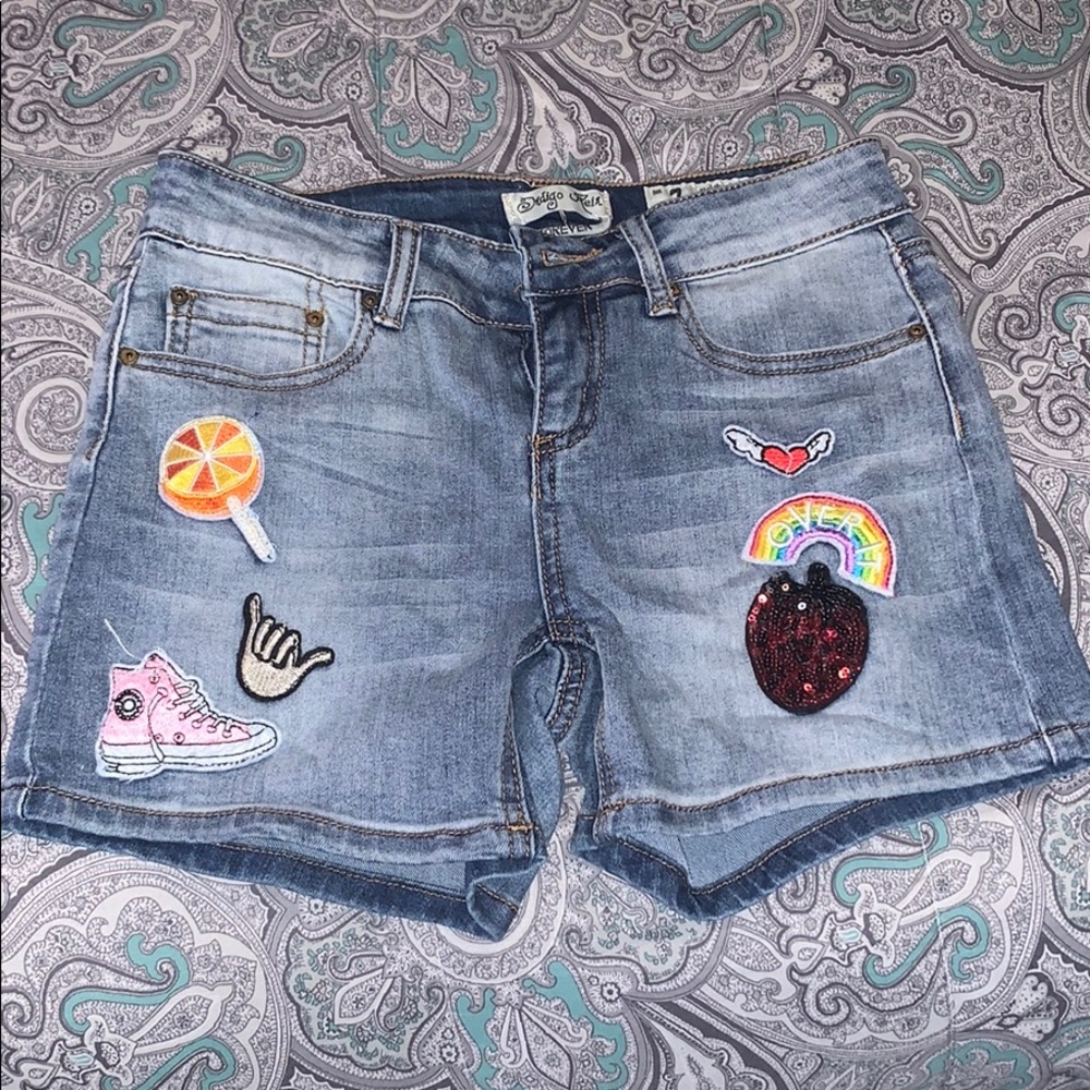 juniors jean shorts